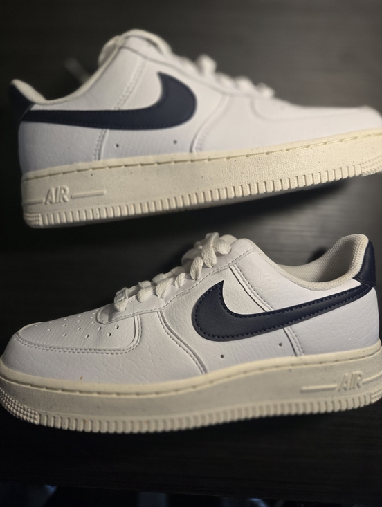 Nike Air Force Shoes - Nike Air Force 1 07 NN White Obsidian Womens 7 Sneakers NWT